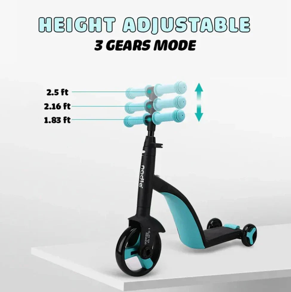 3-in-1 Kids Convertible Scooter © | سكوتر قابل للتحويل 3 في 1 للأطفال ©