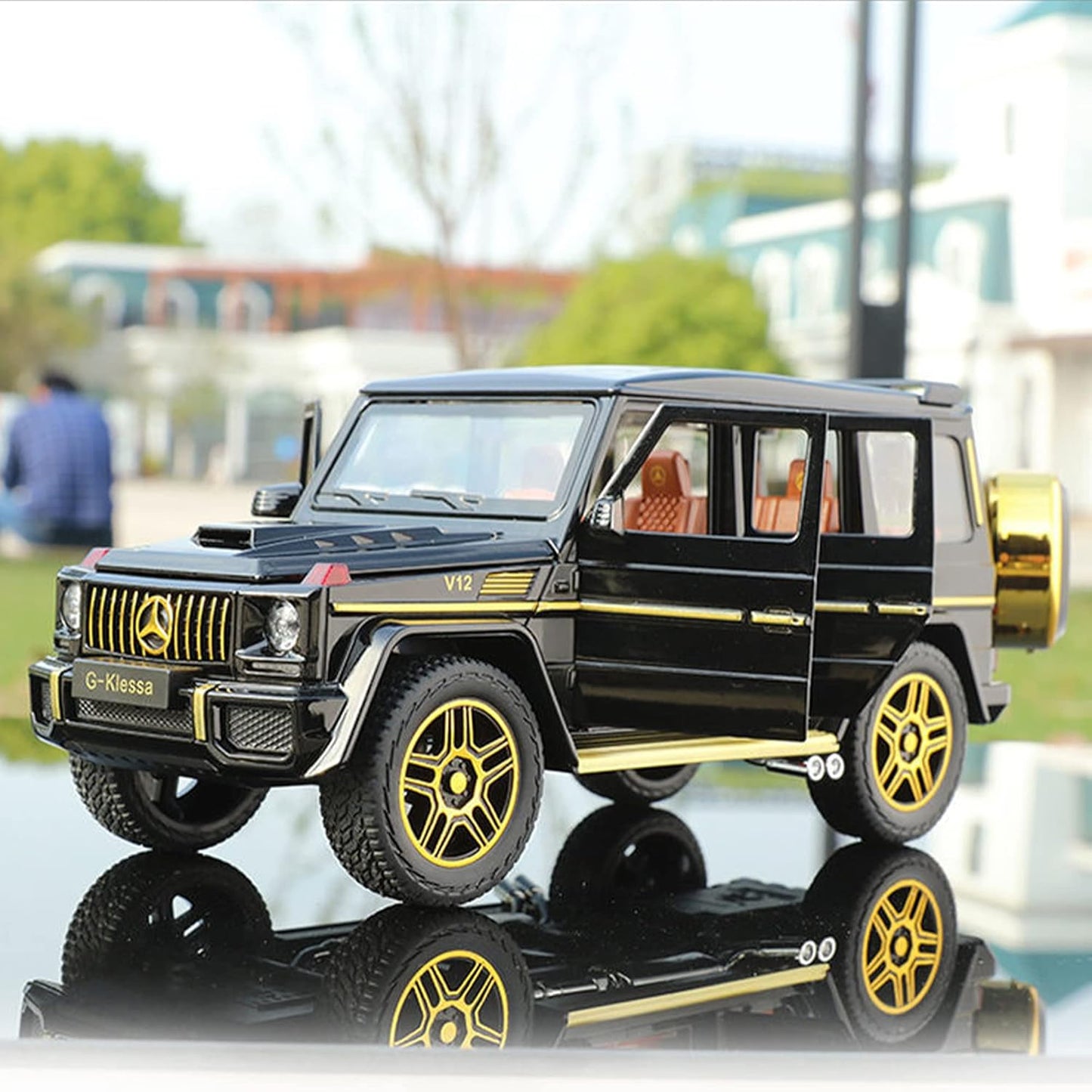 G Wagon | Swift Mercedes Benz G63 AMG | جي واغن | نموذج سيارة مرسيدس بنز G63 AMG 1:32 معدني من سويفت