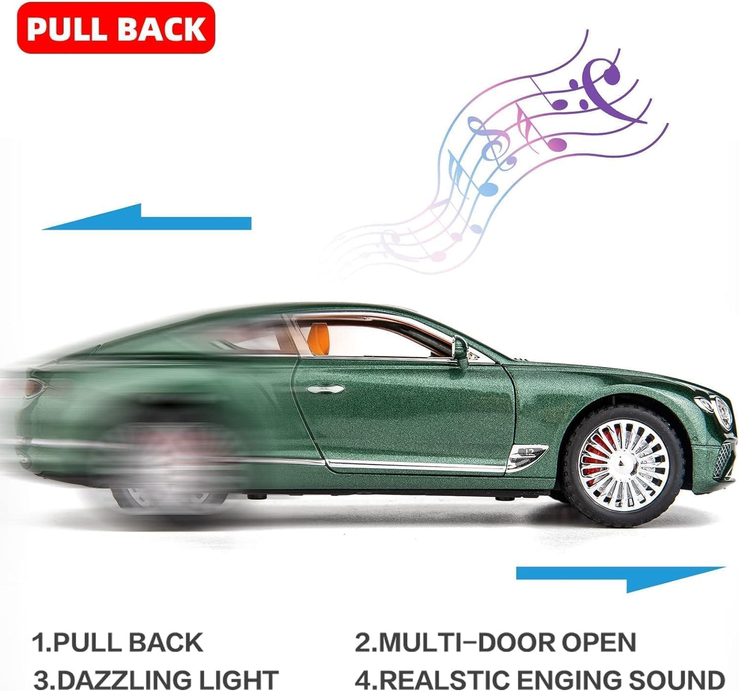 Bentley Continental GT Model Die-Cast Car | سيارة بنتلي كونتيننتال جي تي مصبوبة في قالب