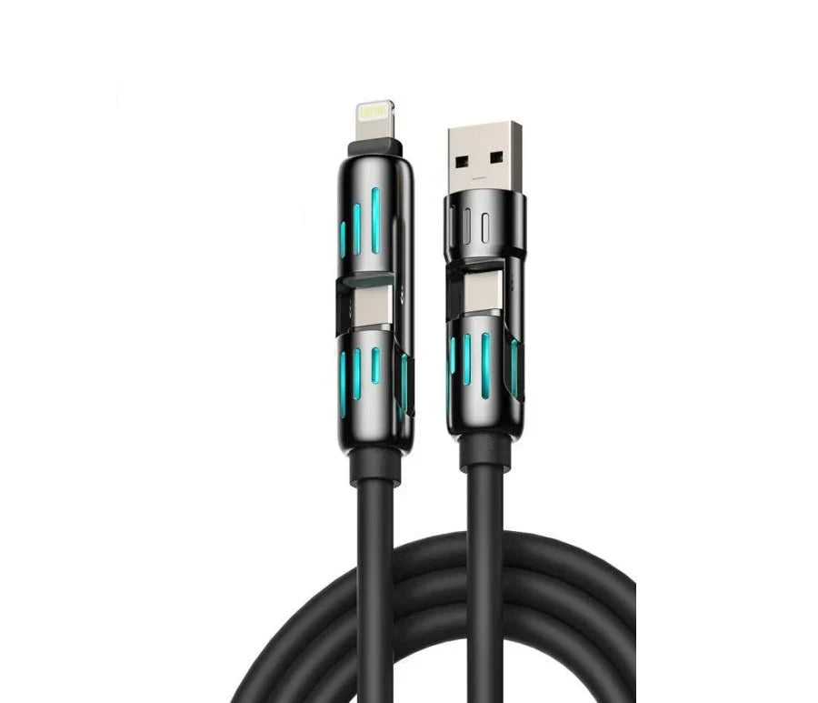 4-in-1 Multi USB Charging Cable | كابل شحن USB متعدد 4 في 1