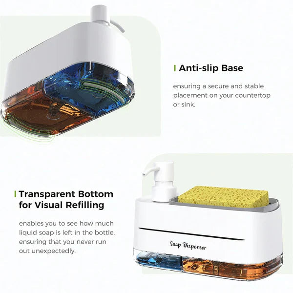 مجموعة موزع الصابون الذكية – Smart Soap Dispenser Set