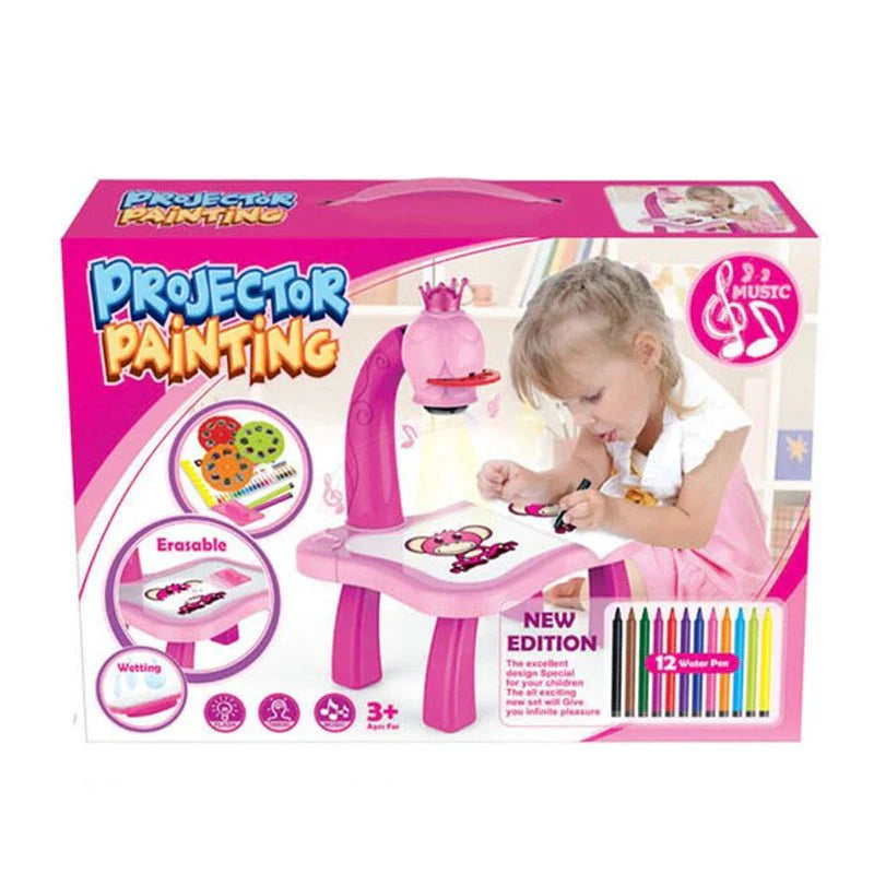 LED Projector Art Painting Table | طاولة الرسم الفني مع جهاز عرض LED