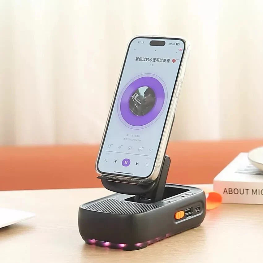 سماعة وحامل ذكي - Smart Speaker & Holder