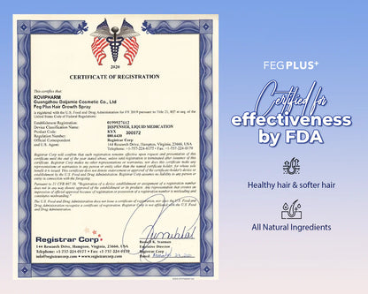 FEG™ PLUS | أكثر بخاخات نمو الشعر شهرة