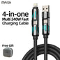 4-in-1 Multi USB Charging Cable | كابل شحن USB متعدد 4 في 1