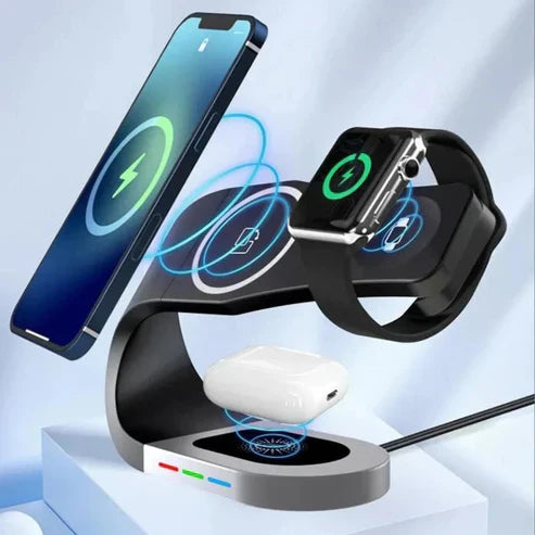 شاحن لاسلكي مغناطيسي (Y35) - Magnetic Suction Wireless Charger-(Y35)