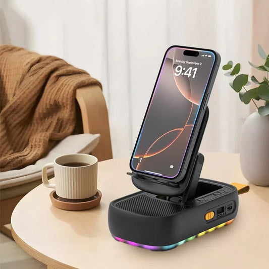 سماعة وحامل ذكي - Smart Speaker & Holder
