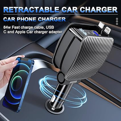 شاحن سيارة قابل للسحب - Retractable Car Charger